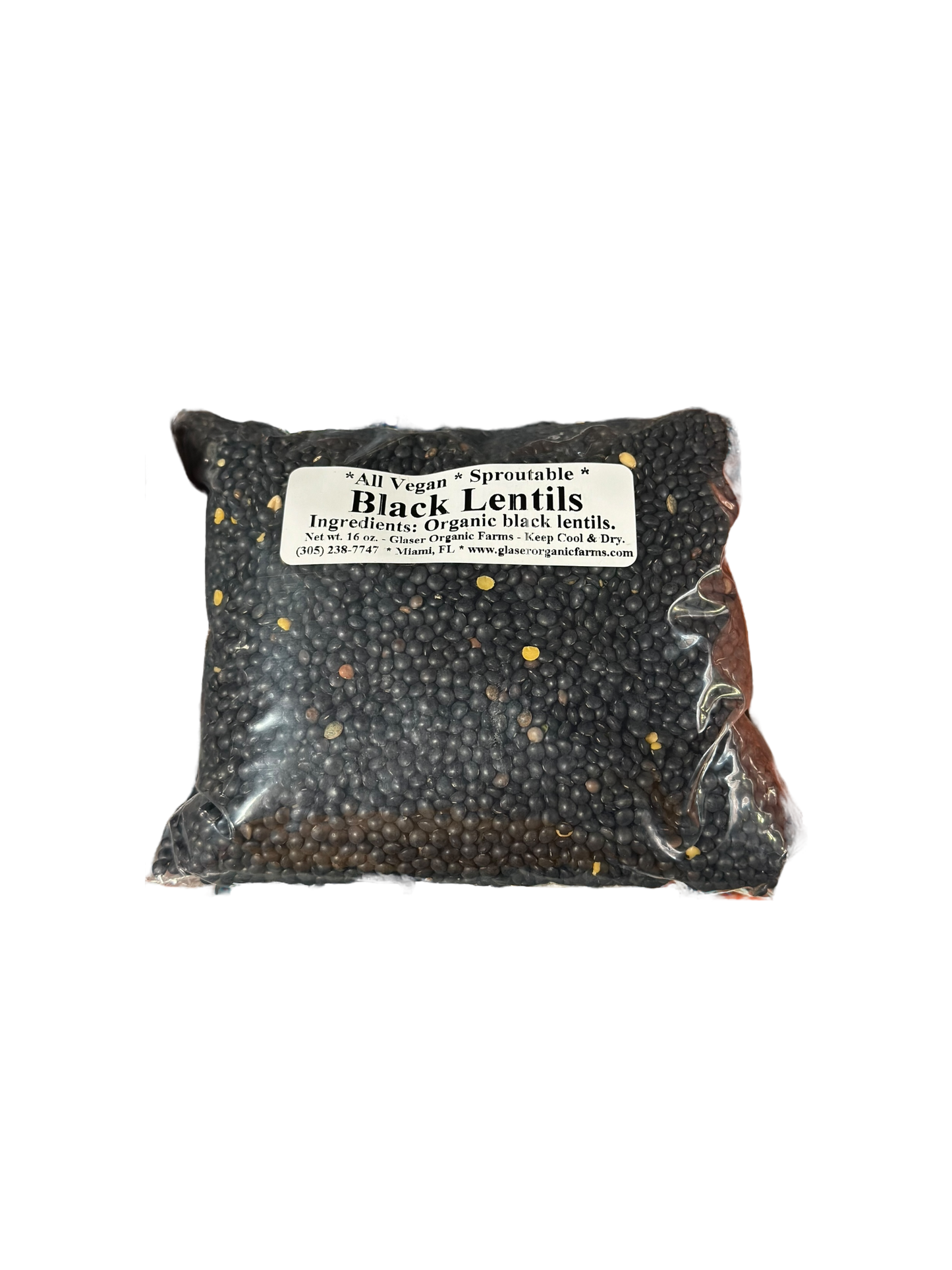 Organic Black Lentils