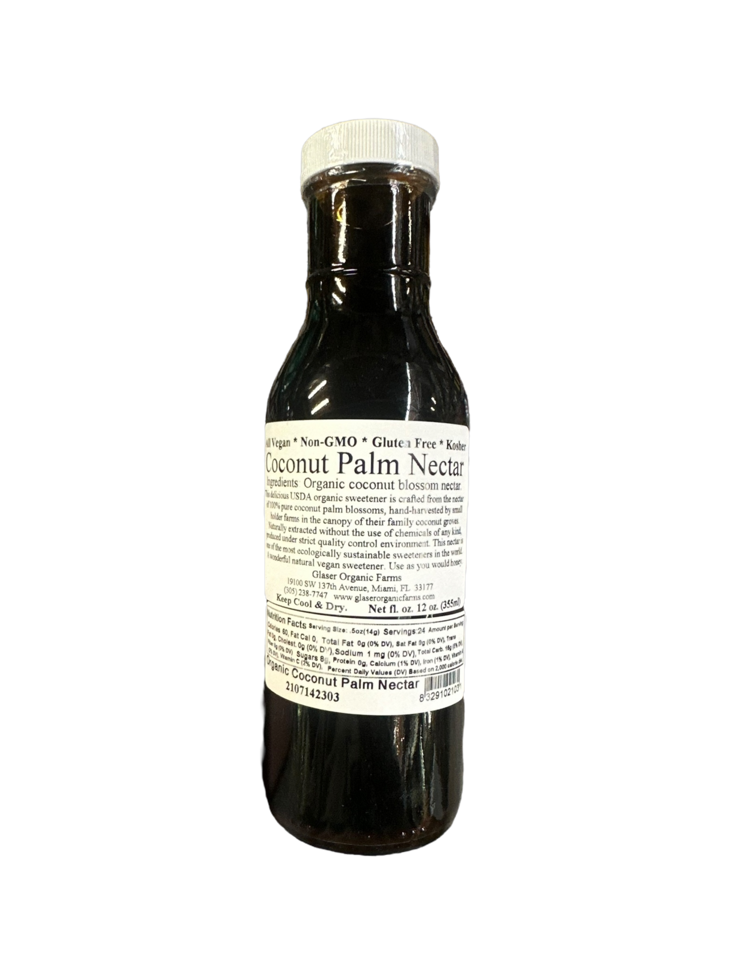 Coconut Palm Nectar 12 oz.