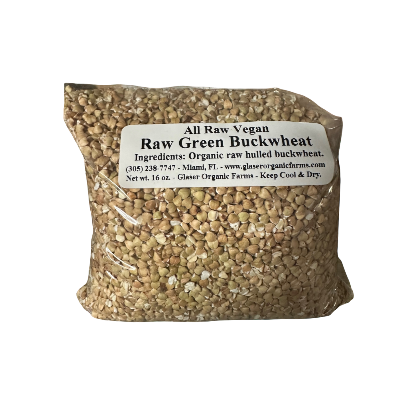 Organic Raw Green Buckwheat