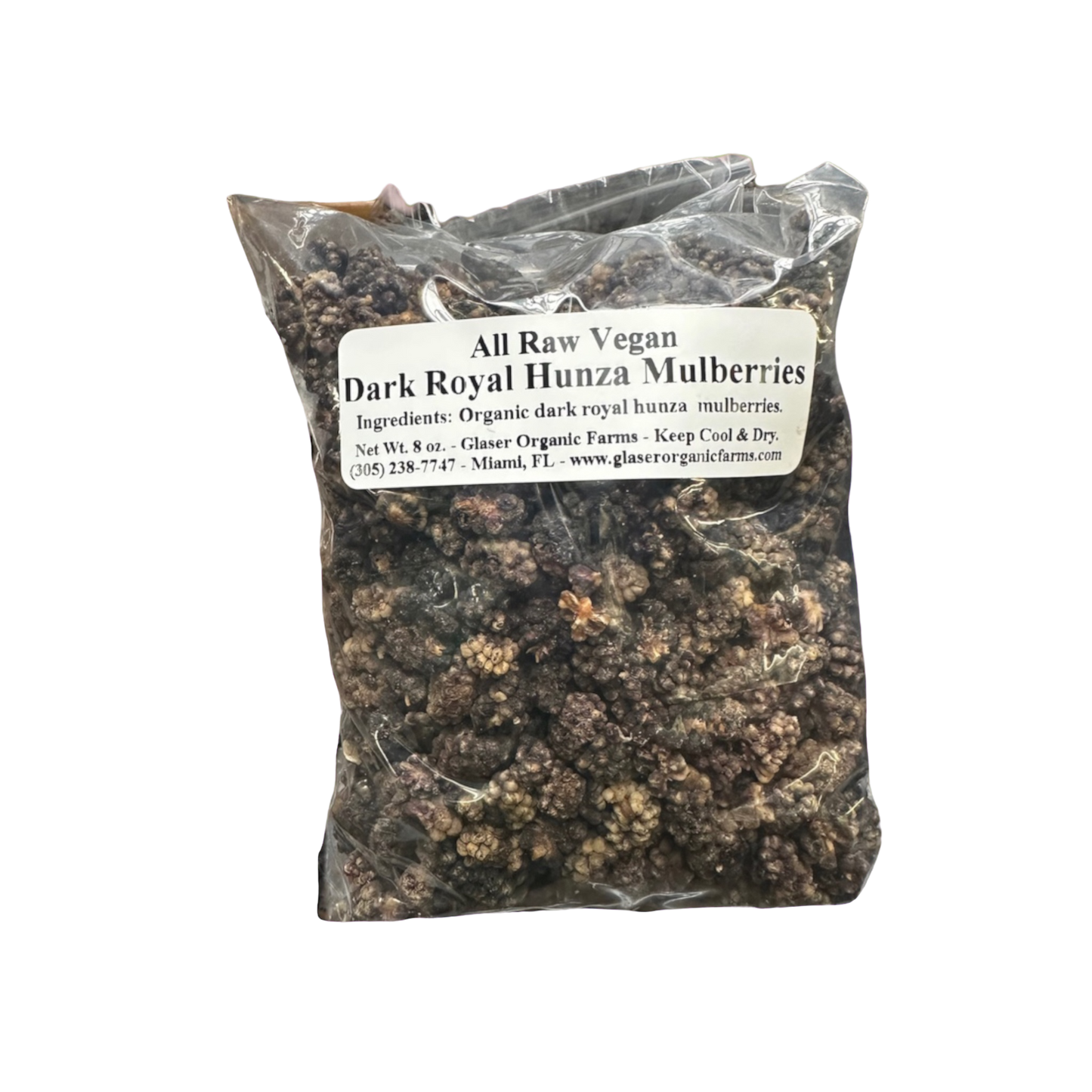 Dried Organic Dark Royal Mulberries
